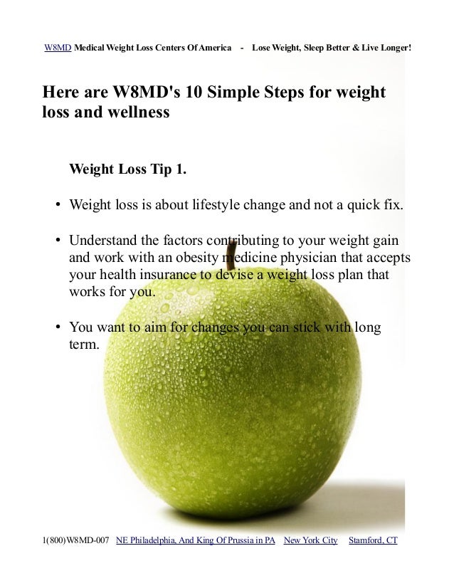 10 Easy Steps For Weight Loss