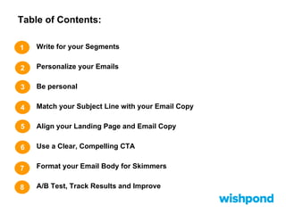 8 Steps to Write Copy that Converts: Email Marketing | PDF