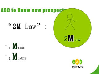ABC to Know new prospects: “ 2M  Law”: 1  M ETRE  1  M INUTE  2 M  law 