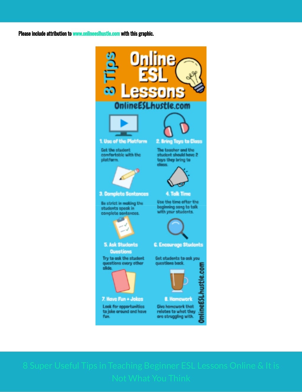 8 super useful tips in teaching beginner esl lessons online it