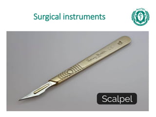№8 Suturing a wound.Surgical instruments and Suturing a Wound | PDF