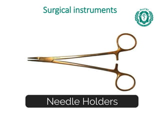 №8 Suturing a wound.Surgical instruments and Suturing a Wound | PDF