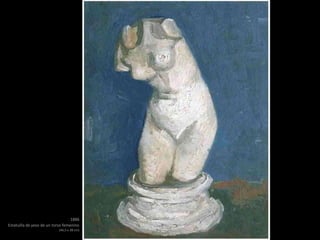 1886
Estatuilla de yeso de un torso femenino
(46,5 x 38 cm)
 