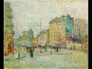 1887 Primavera (inicios). París Bulevar de Clichy (42.5 x 55 cm)
 