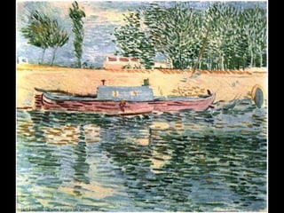 1887 Primavera. Las orillas del Sena con barcas (48 x 55 cm)
 