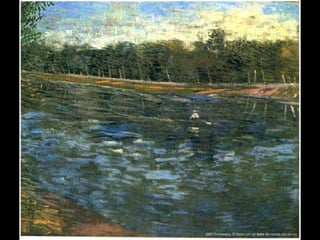 1887 Primavera. El Sena con un bote de remos (55 x 65 cm)
 