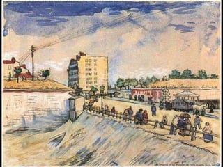 1887 Puerta en las murallas de París. Acuarela, pluma, lápiz
 