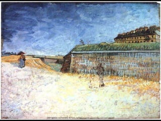 1917
The Distant Island 1887 Verano. Las murallas de París. Tiza negra, acuarela y gouache y lápiz sobre papel verjurado
 