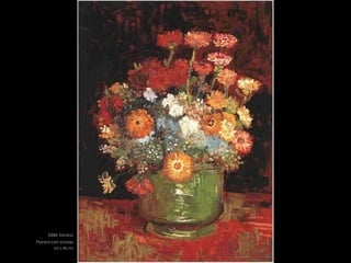 1886 Verano
Florero con zinnias
(61 x 48 cm)
 