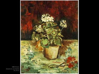 1886 Verano
Geranio en una maceta
(46 x 38 cm)
 