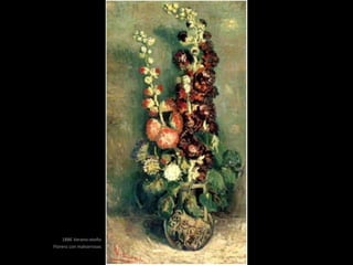 1886 Verano-otoño
Florero con malvarrosas
 