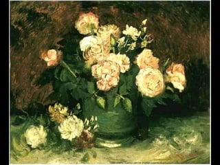 1886 Otoño. Cuenco con las peonías y rosas (59 x 71 cm)
 