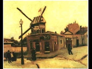 1886 París. Otoño. Le Moulin de la Galette (38 x 46 cm)
 