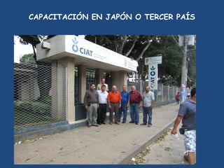 CAPACITACIÓN EN JAPÓN O TERCER PAÍS
 
