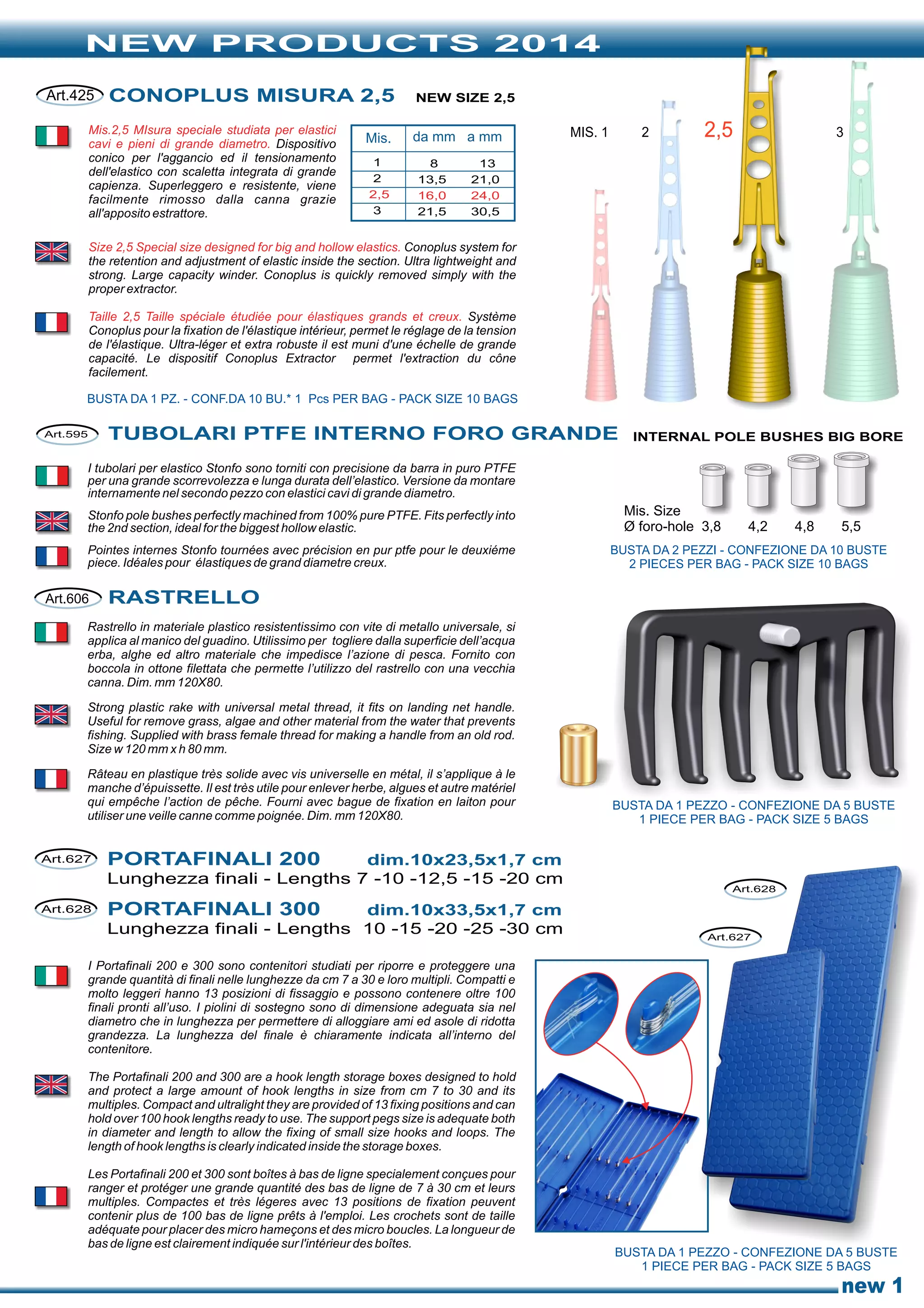 Fascette A Gancio Professionali Stonfo 448, In 2 Misure Diverse, Originali
