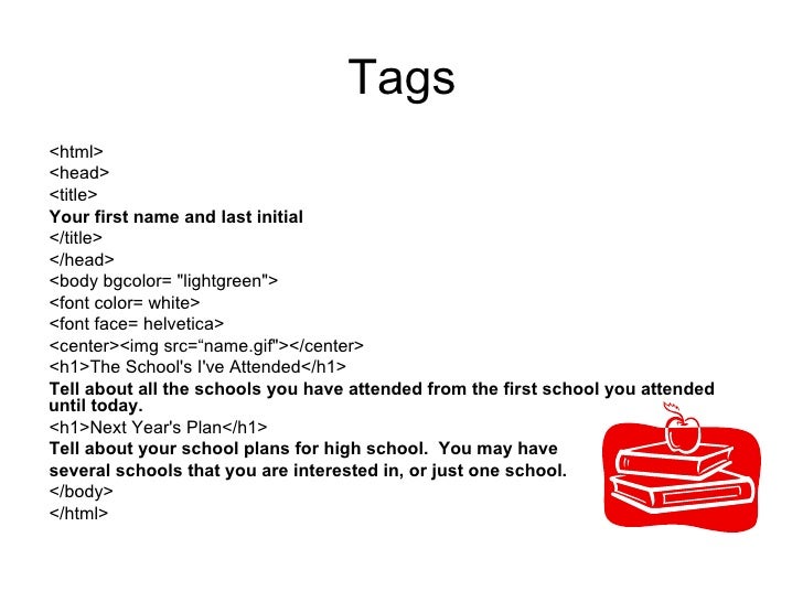 8th Grade Html Review