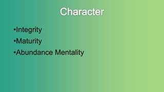 8th chapter of 8th habit (stephen covey) | PPTX