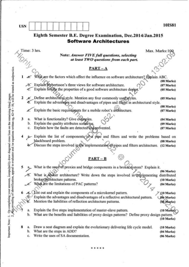 8th Semester Vtu Computer Science Information Science Engineering T