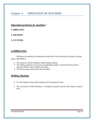Report of design and development of multi purpose mechanical machine | DOCX