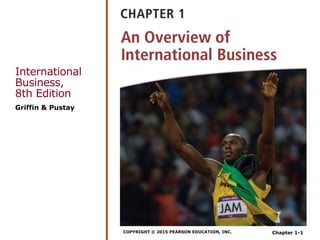 Griffin & Pustay
COPYRIGHT © 2015 PEARSON EDUCATION, INC. Chapter 1-1
International
Business,
8th Edition
 