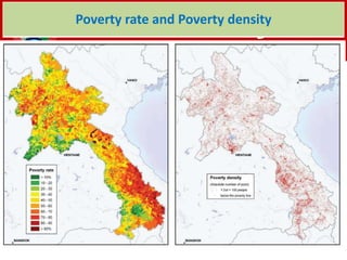 Poverty rate and Poverty density
 