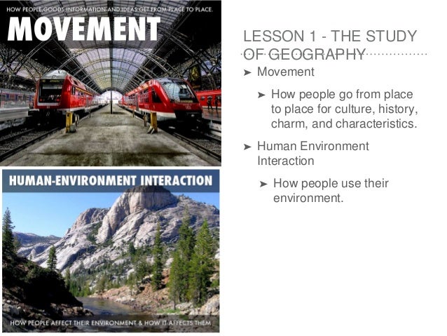 8th grade Geography - Chapter 1