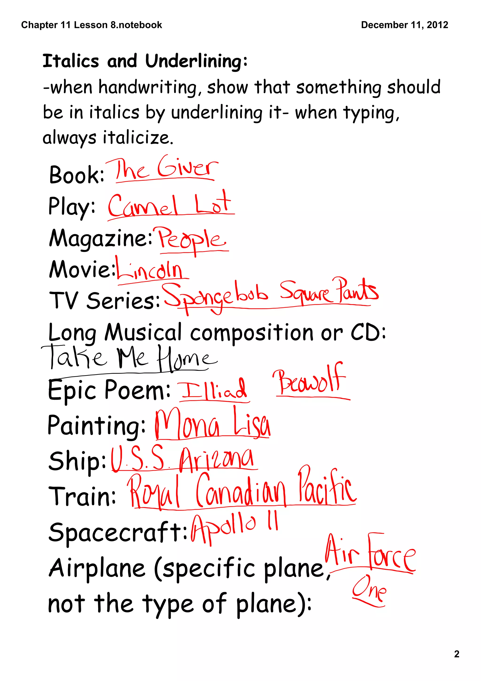 8th grade 12 11 lesson | PDF