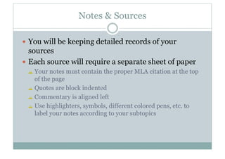 8 Th  Grade Research