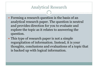 8 Th  Grade Research