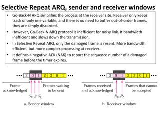 8th lec flow and error control | PPT | Computer Networking | Computing