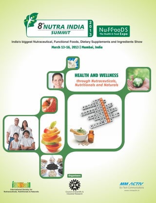 Nutra India Summit 2013 Brochure