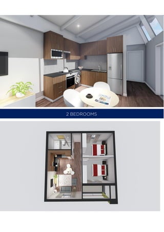 2 BEDROOMS
 