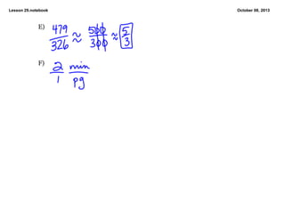 Lesson 29.notebook October 08, 2013
E)
F)
 