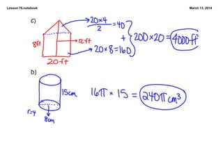 Lesson 76.notebook March 13, 2014
C)
D)
 