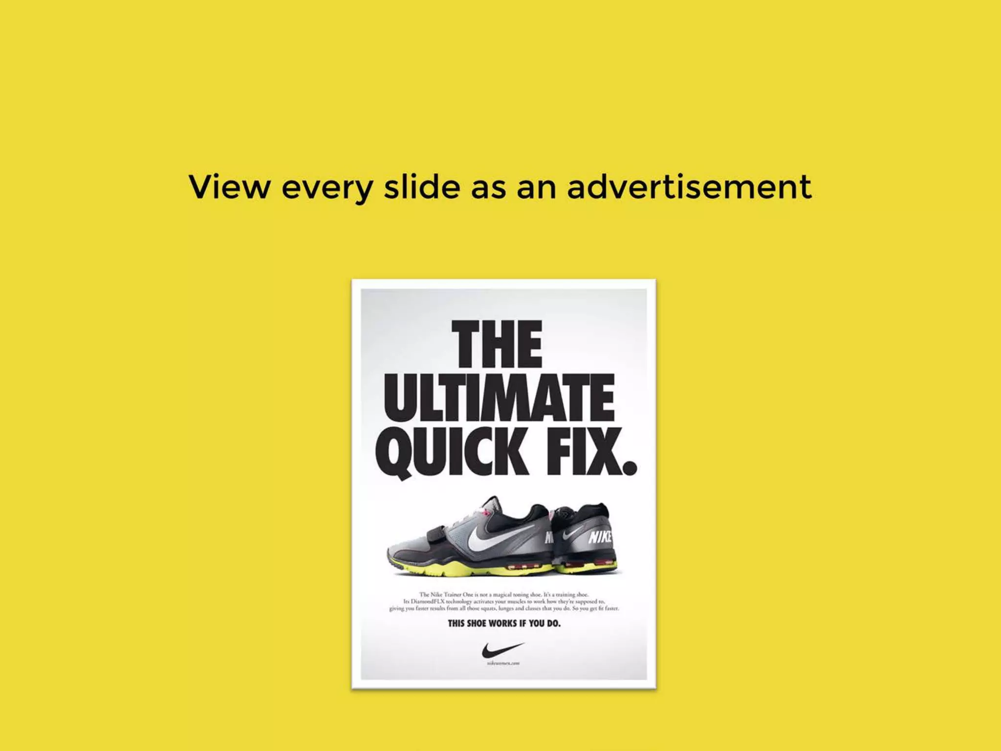 View every slide as an advertisement
 