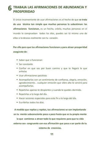 8 TIPS PARA ATRAER LA PROSPERIDAD Y ABUNDANCIA | PDF