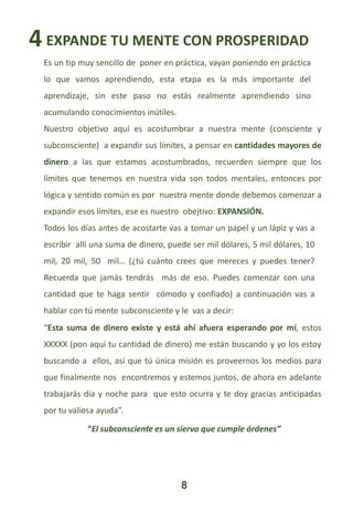 8 TIPS PARA ATRAER LA PROSPERIDAD Y ABUNDANCIA | PDF