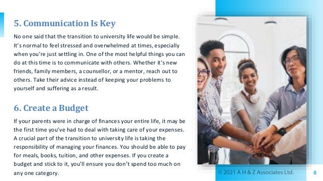8 Tips to Make Transitioning to University Life Easier | PPTX