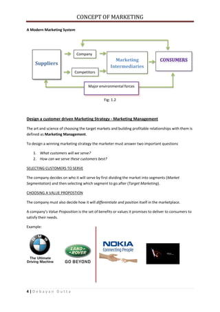 Concepts of marketing | PDF