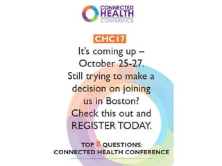 8 Top Questions About the Connected Health Conference