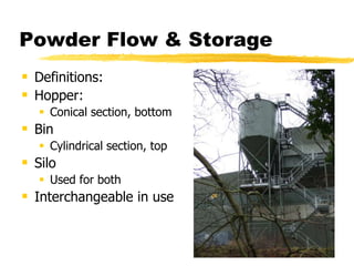Particle Technology Two Phase Flow Rheology and Powders | PPTX