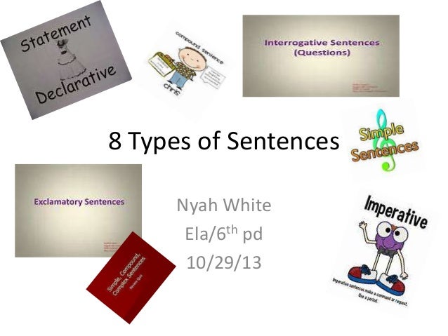 8 Types Of Sentences