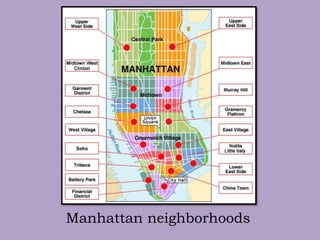Manhattan neighborhoods
 