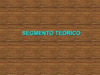 SEGMENTO TEÓRICOSEGMENTO TEÓRICO
 