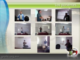 Los ponentes…