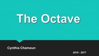 The Octave
Cynthia Chamoun
2016 - 2017
 