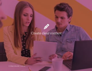Create clear content
9 | 8 Ways to Rock SEO | Lynda.com
 
