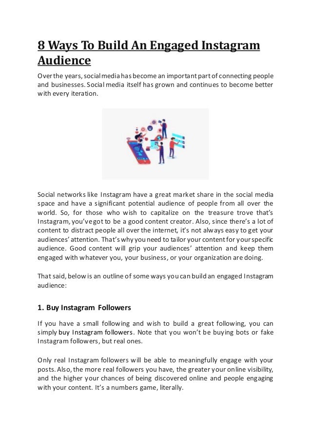 8 ways to build an engaged instagram audience