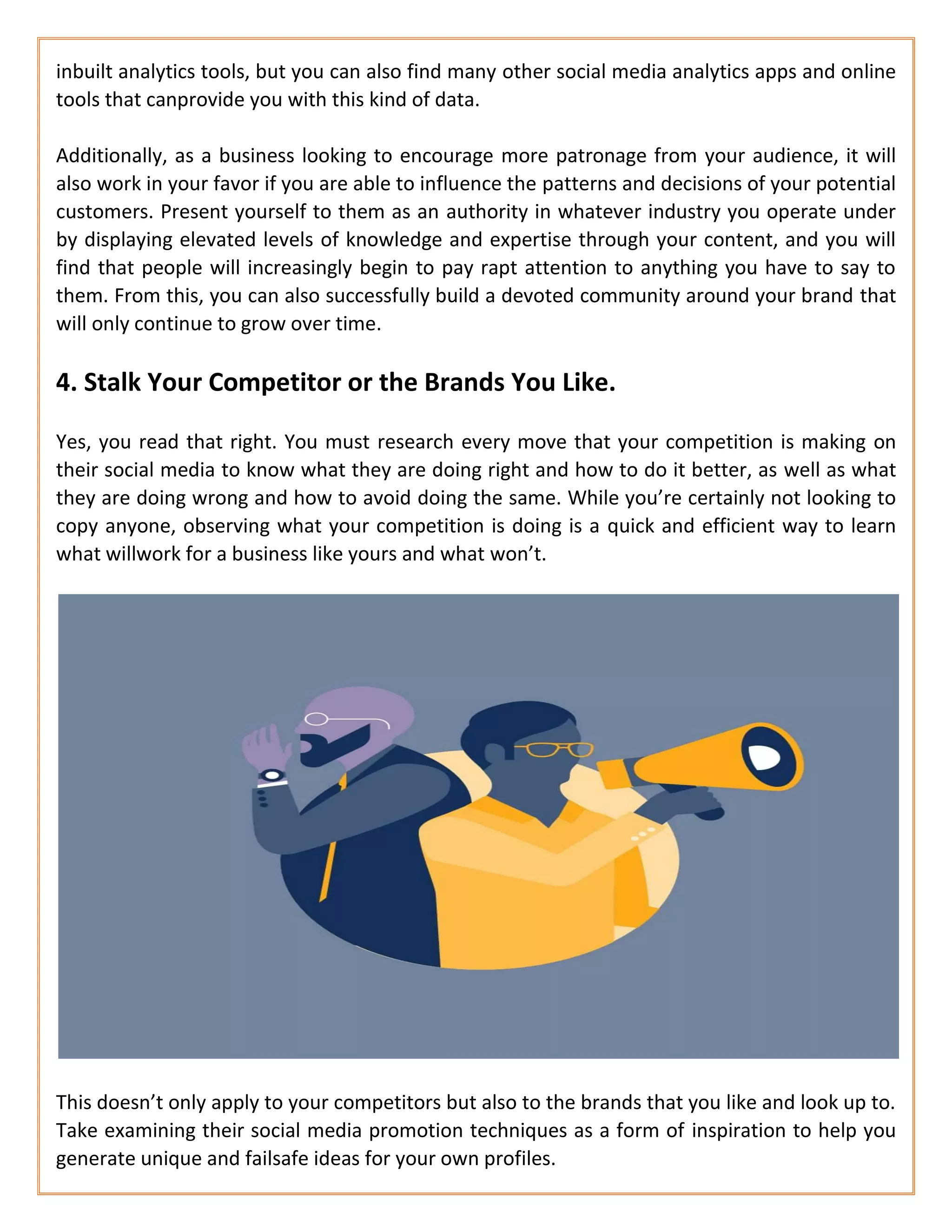 8 ways to properly promote your business on social media | PDF
