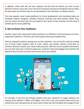 8 ways to properly promote your business on social media | PDF